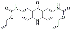 2,7-BIS(ALLOXYCARBONYLAMINO)-9(10H)ACRIDINE 结构式