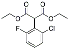 DIETHYL 2-CHLORO-6-FLUOROPHENYL MALONATE 结构式