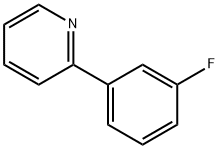 2-(3-FLUOROPHENYL)PYRIDINE 结构式