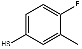 4-FLUORO-3-METHYLTHIOPHENOL 结构式