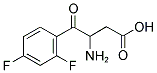 3-Amino-4-(2,4-difluoro-phenyl)-4-oxo-butyric acid 结构式
