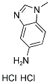 1-METHYL-1 H-BENZOIMIDAZOL-5-YLAMINE DIHYDROCHLORIDE 结构式