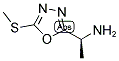 1-(5-METHYLSULFANYL-[1,3,4]OXADIAZOL-2-YL)-ETHYLAMINE 结构式