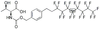 N-(F17 CBZ) L-THREONINE 结构式