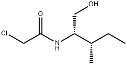 (2S,3S)-N-CHLOROACETYL-2-HYDROXYMETHYL-3-METHYLPENTYLAMINE 结构式