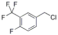 3-TRIFLUOROMETHYL-4-F LUOROBENZYL CHLORIDE 结构式