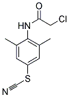 4-[(CHLOROACETYL)AMINO]-3,5-DIMETHYLPHENYL THIOCYANATE 结构式