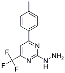 (4-P-TOLYL-6-TRIFLUOROMETHYL-PYRIMIDIN-2-YL)-HYDRAZINE 结构式