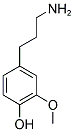 4-(3-AMINOPROPYL)-2-METHOXYPHENOL 结构式