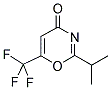 2-ISO-PROPYL-6-TRIFLUOROMETHYL-[1,3]OXAZIN-4-ONE 结构式