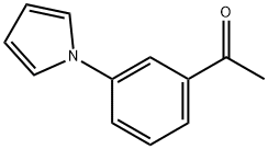 1-[3-(1-吡咯基)苯基]乙酮 结构式