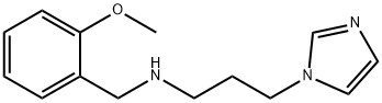 (3-IMIDAZOL-1-YL-PROPYL)-(2-METHOXY-BENZYL)-AMINE 结构式