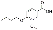 4-BUTOXY-3-METHOXY-BENZOIC ACID 结构式