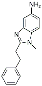1-METHYL-2-PHENETHYL-1 H-BENZOIMIDAZOL-5-YLAMINE 结构式