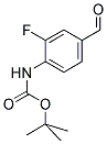 (2-FLUORO-4-FORMYL-PHENYL)-CARBAMIC ACID TERT-BUTYL ESTER 结构式