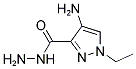 4-AMINO-1-ETHYL-1H-PYRAZOLE-3-CARBOXYLIC ACID HYDRAZIDE 结构式
