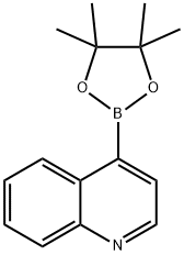 喹啉-4-硼酸频哪醇酯 结构式