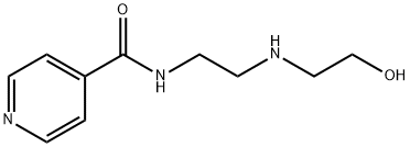N-(2-((2-羟乙基)氨基)乙基)异烟酰胺 结构式