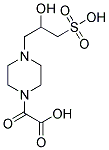 [4-(2-HYDROXY-3-SULFO-PROPYL)-PIPERAZIN-1-YL]-OXO-ACETIC ACID 结构式