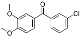 3-CHLORO-3',4'-DIMETHOXYBENZOPHENONE 结构式