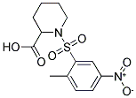 1-[(2-METHYL-5-NITROPHENYL)SULFONYL]PIPERIDINE-2-CARBOXYLIC ACID 结构式