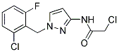 2-CHLORO-N-[1-(2-CHLORO-6-FLUORO-BENZYL)-1H-PYRAZOL-3-YL]-ACETAMIDE 结构式