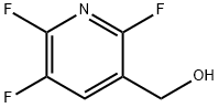 2,5,6-TRIFLUORO-3-(HYDROXYMETHYL)PYRIDINE 结构式