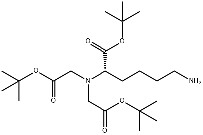 N-(5-AMINO-1-CARBOXYPENTYL)IMINODIACETIC ACID, TRI-T-BUTYL ESTER 结构式