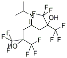 1,1,1,7,7,7-HEXAFLUORO-2,6-DIHYDROXY-2,6-BISTRIFLUOROMETHYL-4-ISOPROPYLIMINOHEPTANE 结构式