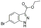 6-BROMO-1H-INDAZOLE-3-CARBOXYLIC ACID ETHYL ESTER 结构式