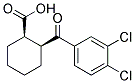 CIS-2-(3,4-DICHLOROBENZOYL)CYCLOHEXANE-1-CARBOXYLIC ACID 结构式