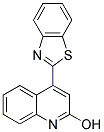 4-(1,3-BENZOTHIAZOL-2-YL)QUINOLIN-2-OL 结构式