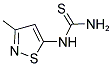 N-(3-METHYLISOTHIAZOL-5-YL)THIOUREA 结构式