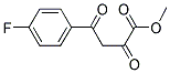 4-(4-FLUORO-PHENYL)-2,4-DIOXO-BUTYRIC ACID METHYL ESTER 结构式