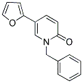1-BENZYL-5-(2-FURYL)PYRIDIN-2(1H)-ONE 结构式