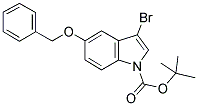 5-BENZYLOXY-3-BROMOINDOLE-1-CARBOXYLIC ACID TERT-BUTYL ESTER 结构式
