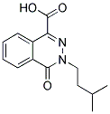 3-(3-METHYL-BUTYL)-4-OXO-3,4-DIHYDRO-PHTHALAZINE-1-CARBOXYLIC ACID 结构式