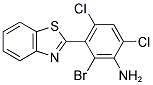 3-(1,3-BENZOTHIAZOL-2-YL)-2-BROMO-4,6-DICHLOROANILINE 结构式