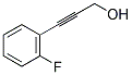 3-(2-FLUORO-PHENYL)-PROP-2-YN-1-OL 结构式