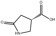 (3S)-5-氧代吡咯烷-3-羧酸 结构式