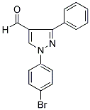 1-(4-BROMOPHENYL)-3-PHENYL-1H-PYRAZOLE-4-CARBALDEHYDE 结构式