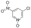 3-CHLORO-5-NITROPYRIDINE 1-OXIDE 结构式