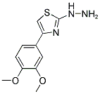 [4-(3,4-DIMETHOXY-PHENYL)-THIAZOL-2-YL]-HYDRAZINE 结构式