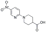 1-(5-NITRO-2-PYRIDINYL)-4-PIPERIDINECARBOXYLIC ACID 结构式