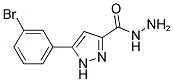 5-(3-Bromo-phenyl)-1 H-pyrazole-3-carboxylic acid hydrazide 结构式