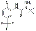 1-TERT-BUTYL-N-[2-CHLORO-5-(TRIFLUOROMETHYL)PHENYL]HYDRAZINECARBOTHIOAMIDE 结构式