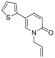 1-ALLYL-5-THIEN-2-YLPYRIDIN-2(1H)-ONE 结构式