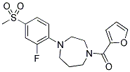 1-[2-FLUORO-4-(METHYLSULFONYL)PHENYL]-4-(2-FUROYL)-1,4-DIAZEPANE 结构式