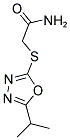 2-[(5-ISOPROPYL-1,3,4-OXADIAZOL-2-YL)SULFANYL]ACETAMIDE 结构式