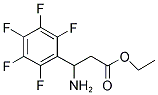 3-AMINO-3-PENTAFLUOROPHENYL-PROPIONIC ACID ETHYL ESTER 结构式